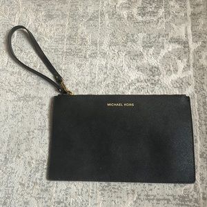 Michael Kors Black Wristlet/Clutch
